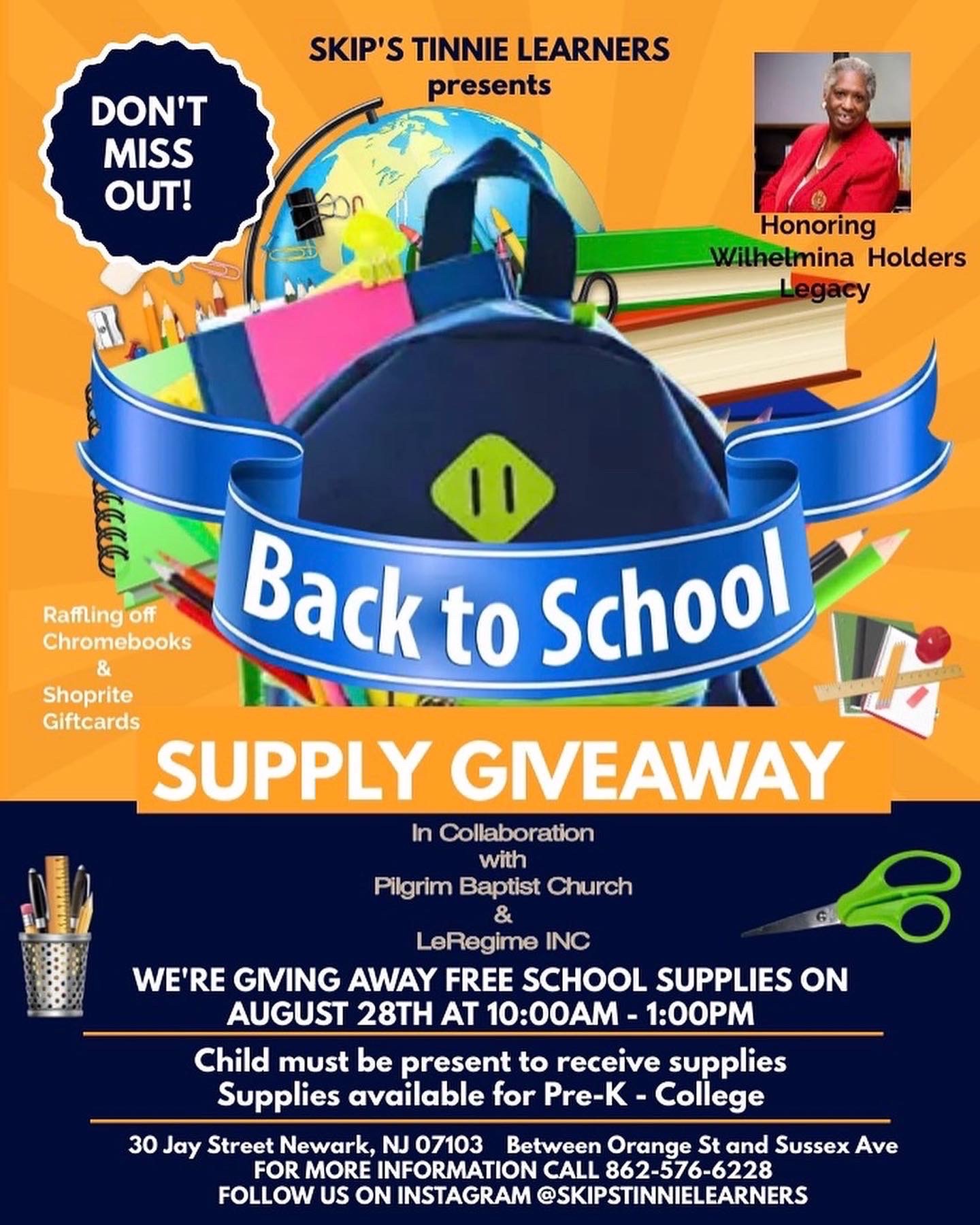 Newark Day Care to Hold Back to School Supply Giveaway to Honor Ms
